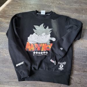 A bathing aape dragon ball z rare sweater